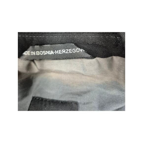 Boss Hugo Boss Mario's Italy Black 100% Virgin Wool Light Summer Blazer Sz 46R - Picture 5 of 8